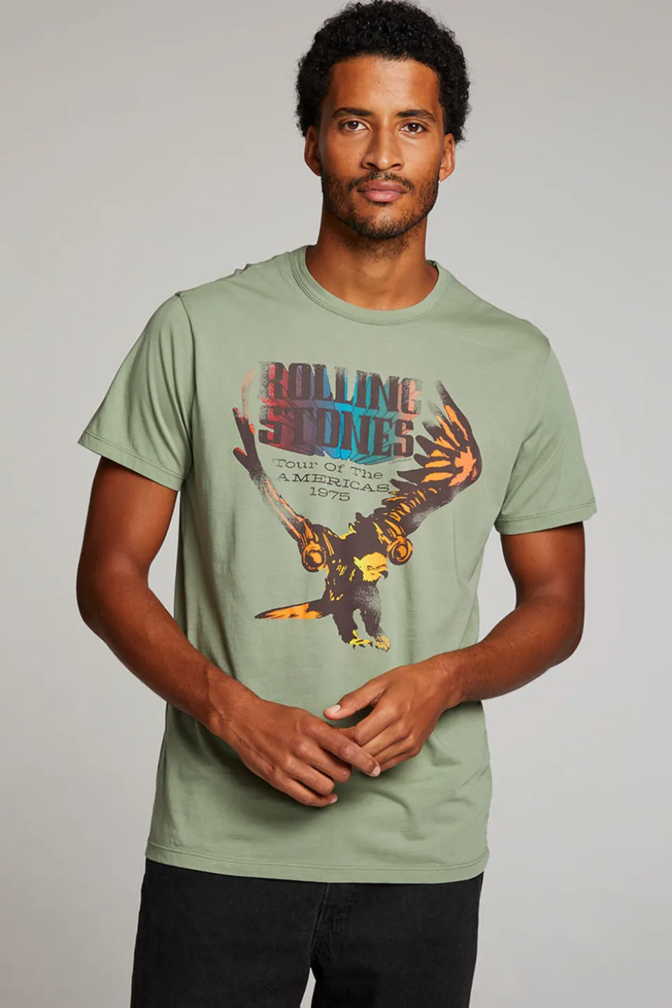 Chaser Brand Rolling Stones Tour Of The Americas Mens Tee Online