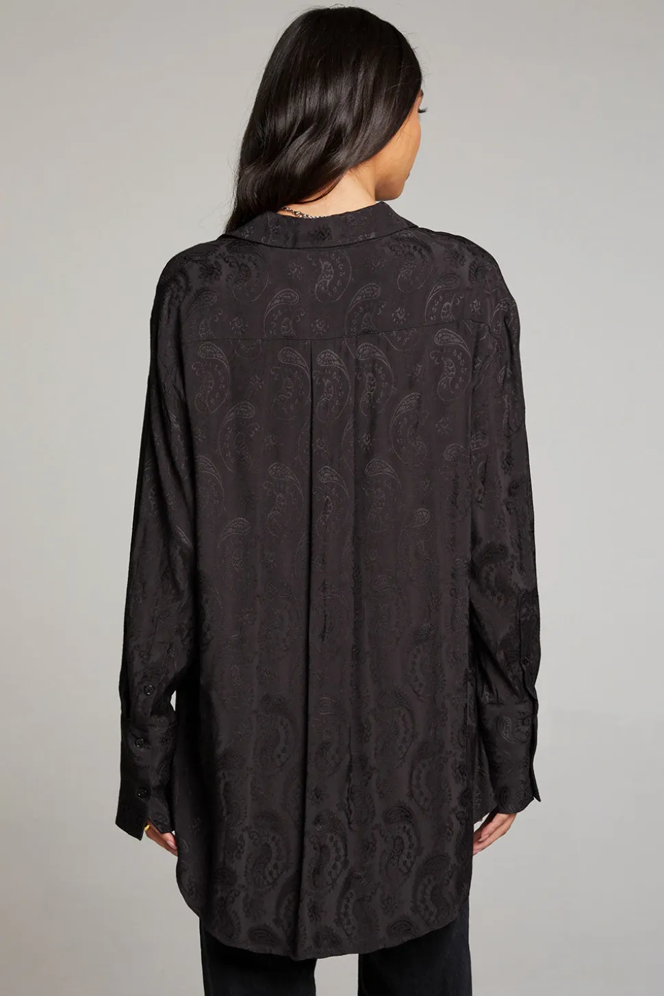 Chaser Brand Ruby Licorice Button Up Hot