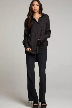 Chaser Brand Ruby Licorice Button Up Hot