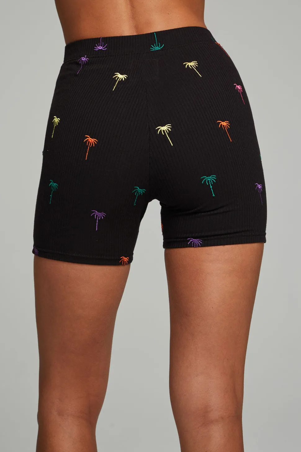 Chaser Brand Ryder Bike Shorts - Palm Print Flash Sale