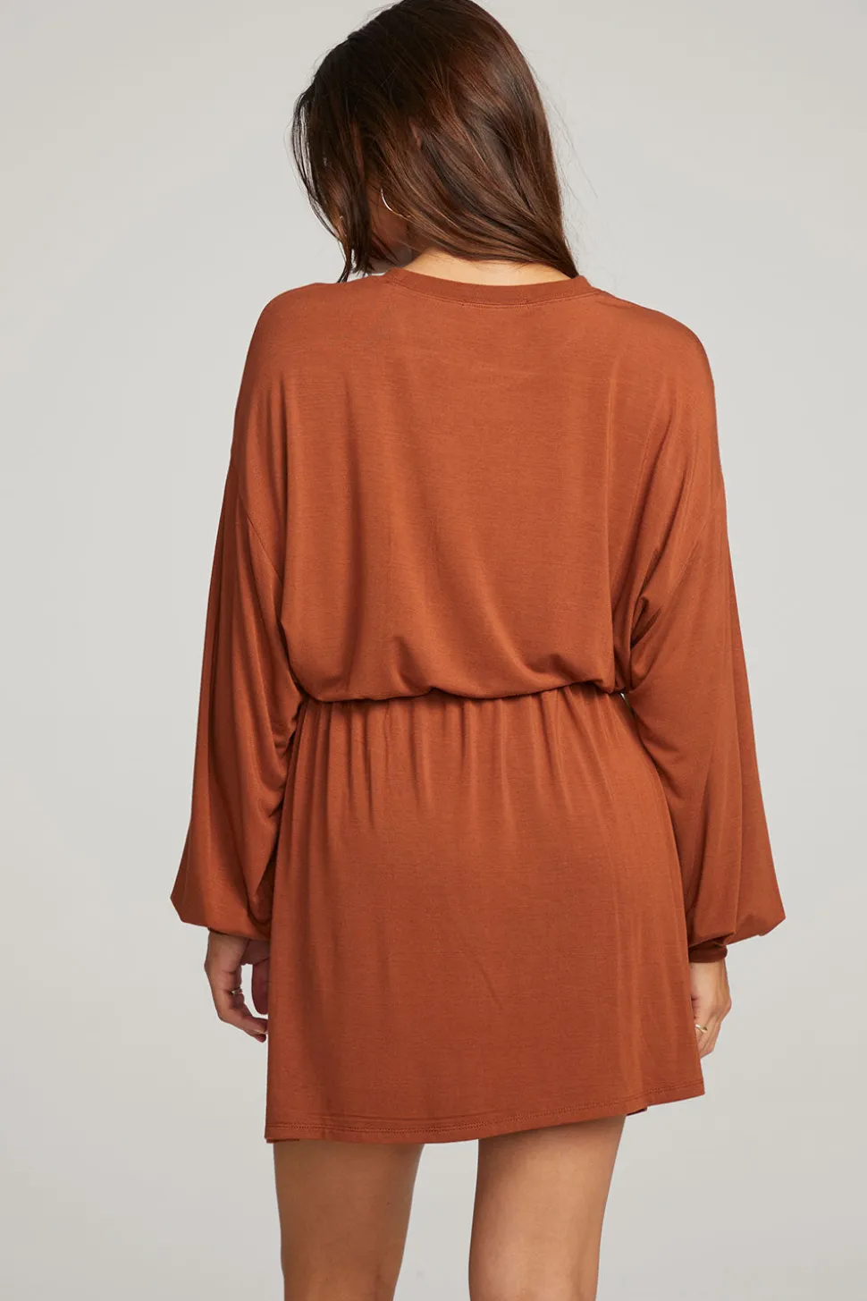 Chaser Brand Saddle Whiskey Mini Dress Fashion
