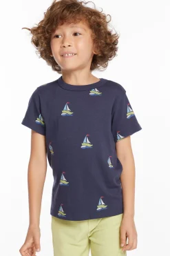 Chaser Brand Sailboats Boys Tee Outlet