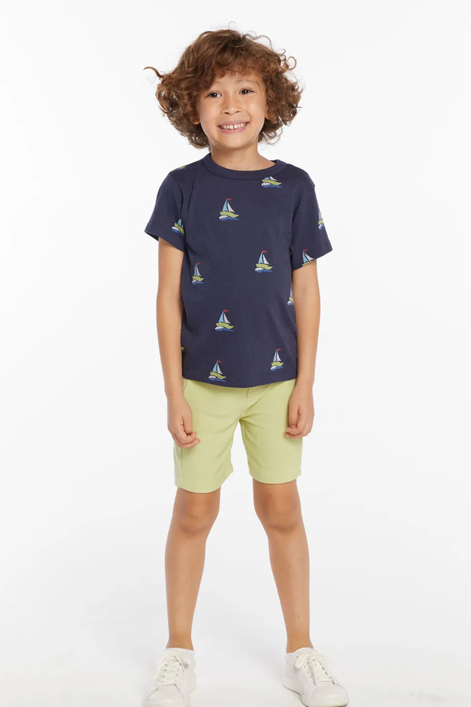Chaser Brand Sailboats Boys Tee Outlet