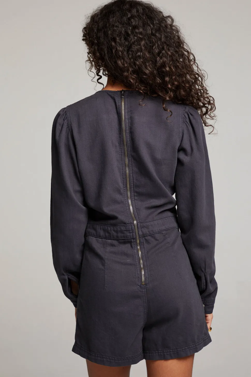 Chaser Brand Sami Licorice Romper Hot