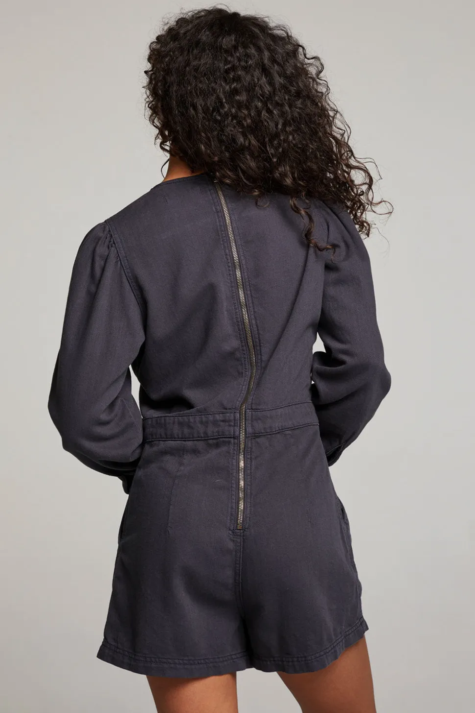 Chaser Brand Sami Licorice Romper Hot