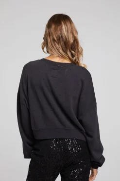 Chaser Brand Scarlet Licorice Pullover Fashion