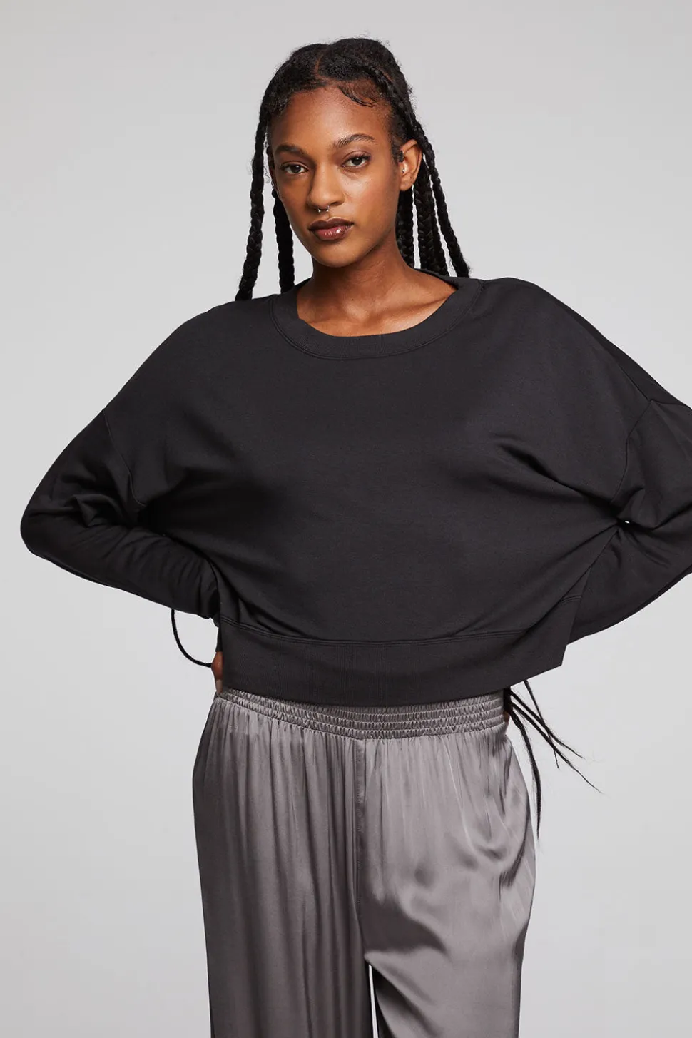 Chaser Brand Scarlett Licorice Pullover Best