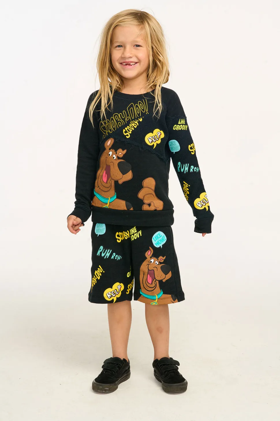 Chaser Brand Scooby Doo Mash Up Pullover Best Sale