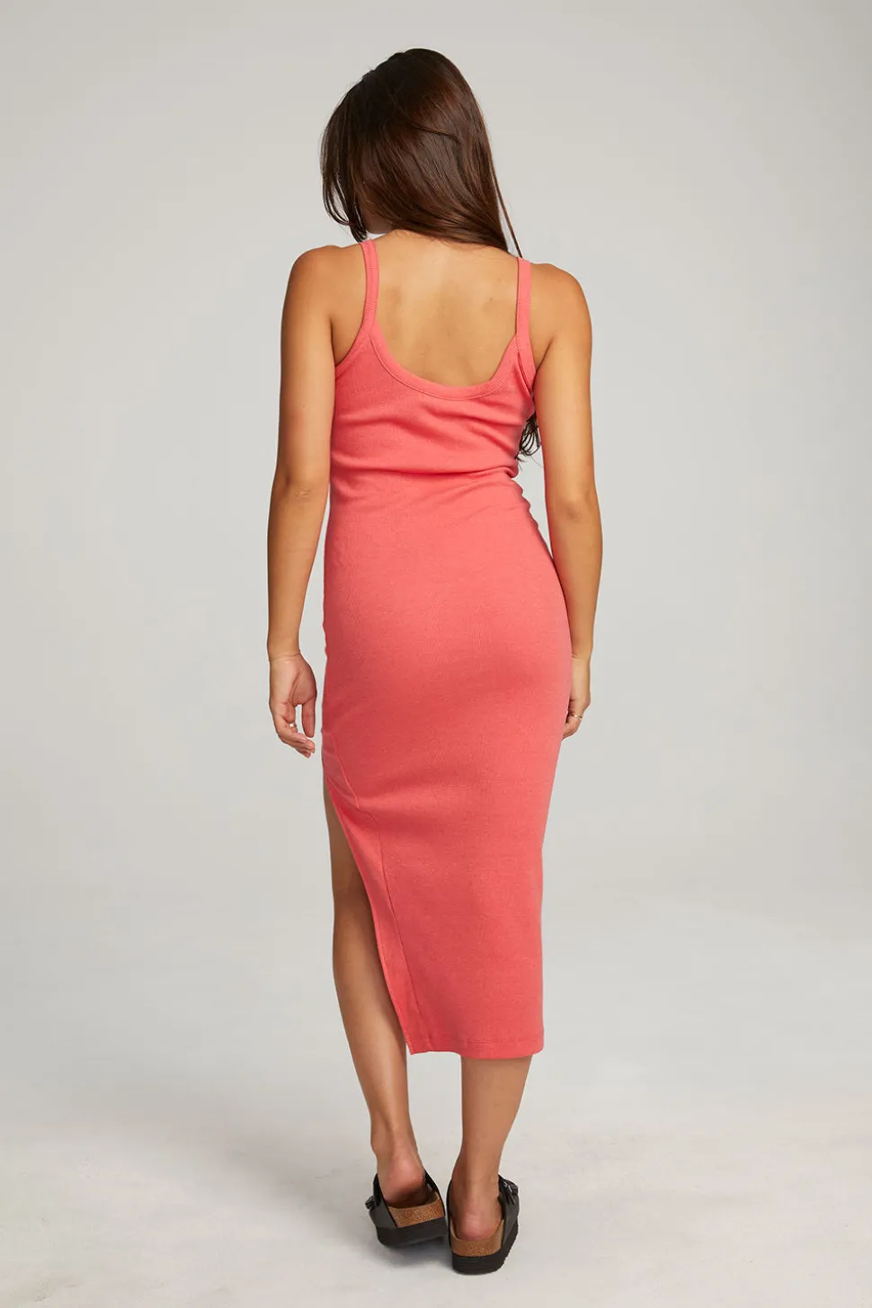 Chaser Brand Serra Flame Midi Dress Best Sale