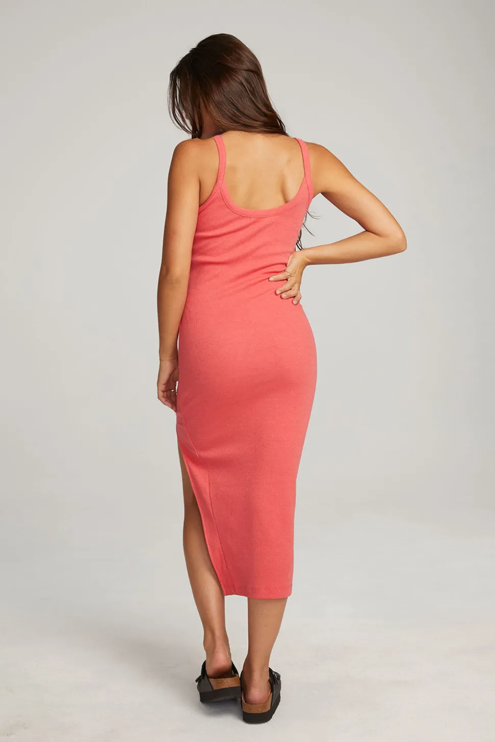 Chaser Brand Serra Flame Midi Dress Best Sale