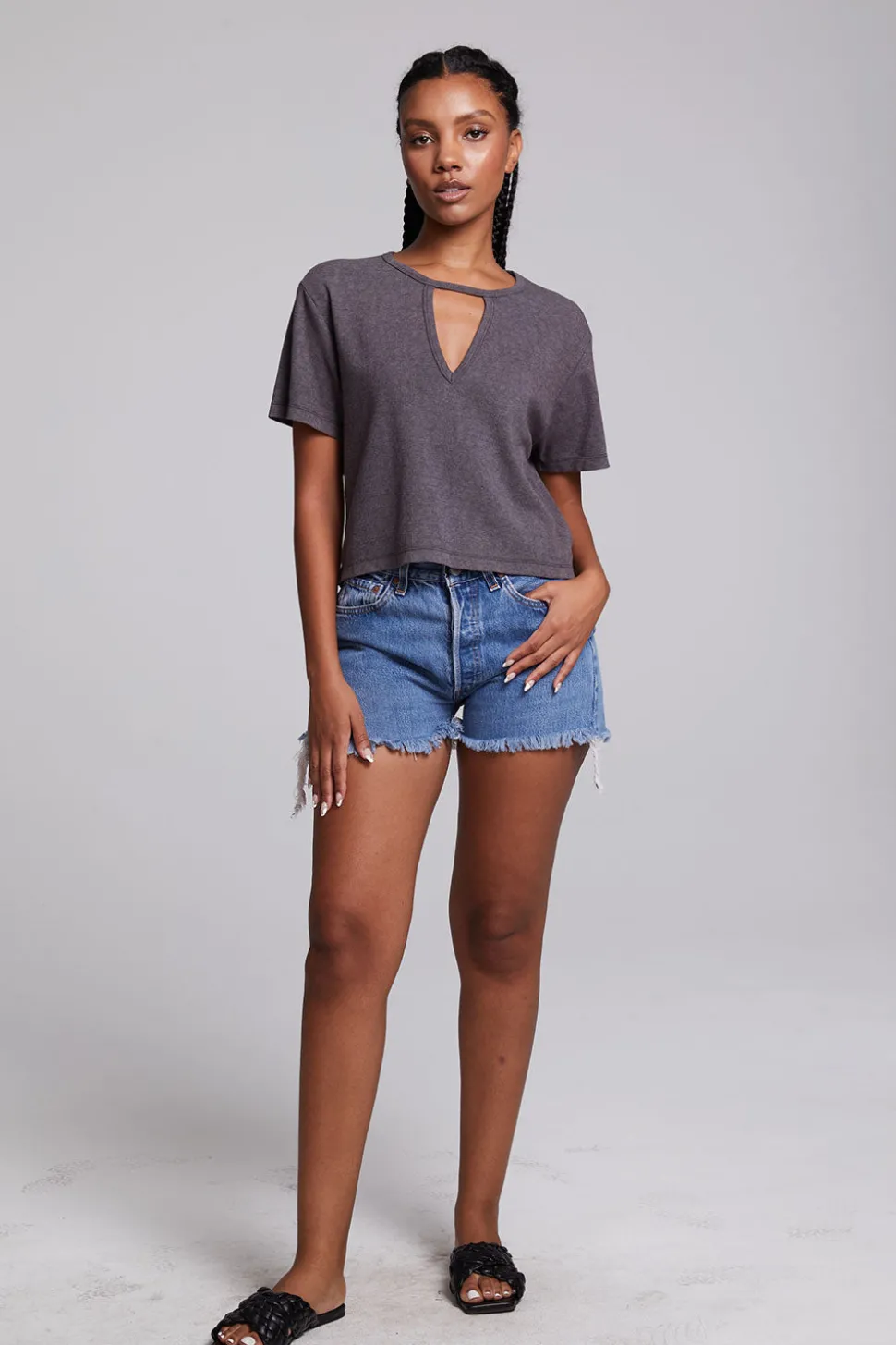 Chaser Brand Servino True Black Tee Discount