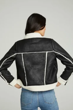 Chaser Brand Shearling Trucker Jacket Hot
