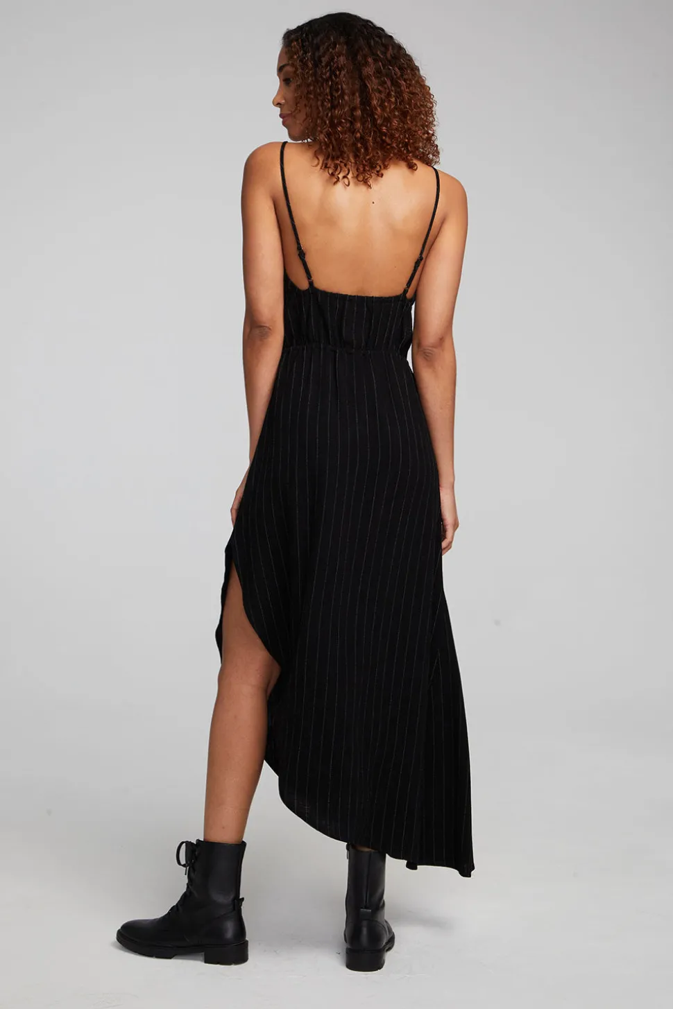 Chaser Brand Shirley Beverly Pinstripe Slip Dress Hot