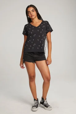 Chaser Brand Silver Martinis Tee New
