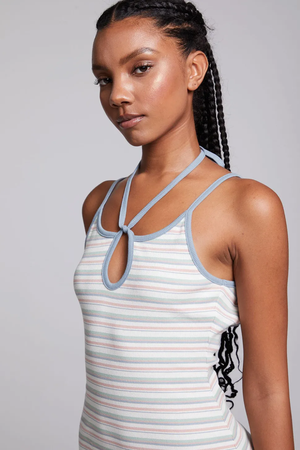 Chaser Brand Sirenuse Como Stripe Dress Clearance