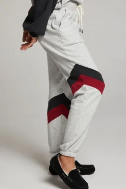 Chaser Brand Skull Fire Color Block Joggers Online
