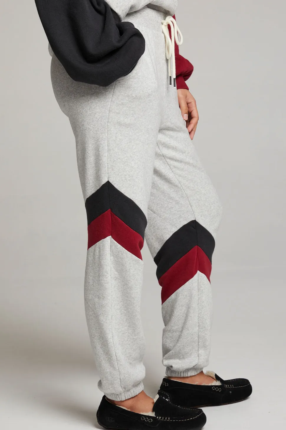 Chaser Brand Skull Fire Color Block Joggers Online