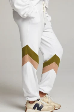 Chaser Brand Skull Sand Color Block Joggers Cheap