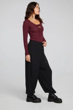Chaser Brand Spelly Wine Red Bodysuit Discount