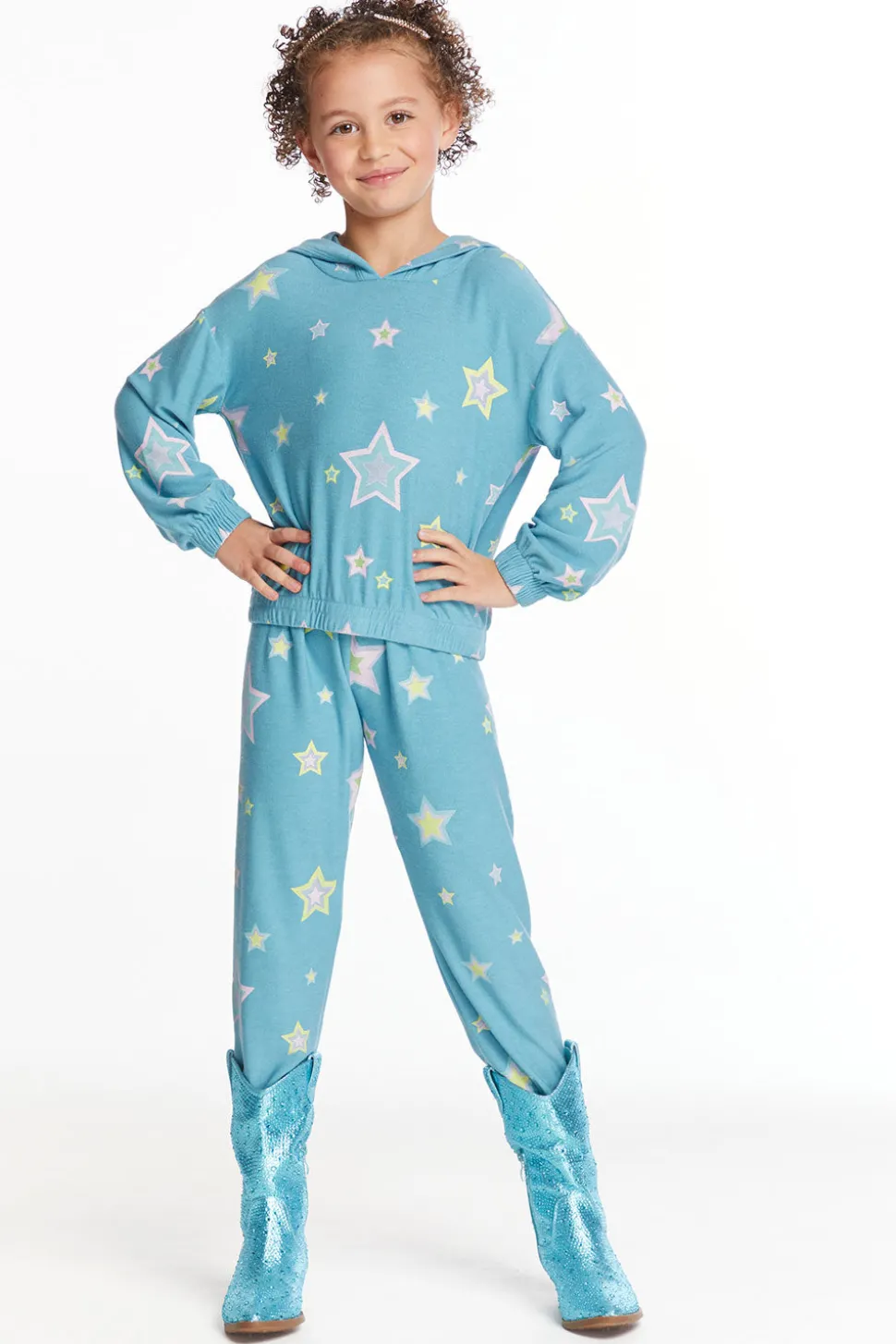 Chaser Brand Star Child Girls Cozy Knit Sweatpant Flash Sale