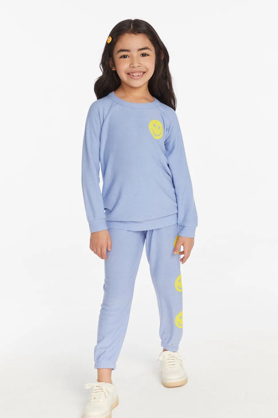 Chaser Brand Stars Smiley Cozy Knit Girls Pullover Fashion