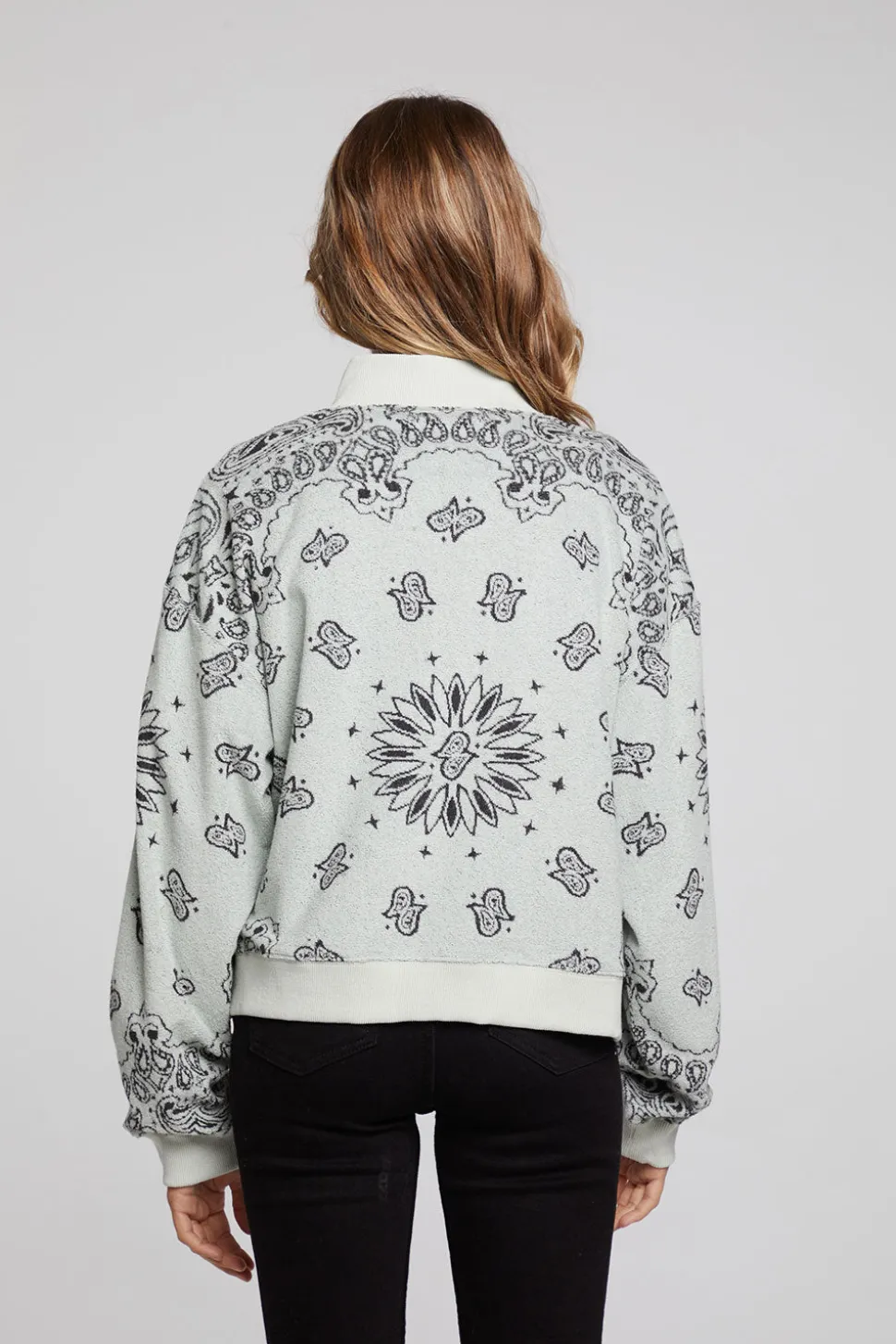 Chaser Brand Stella Matcha Half Zip Pullover Flash Sale