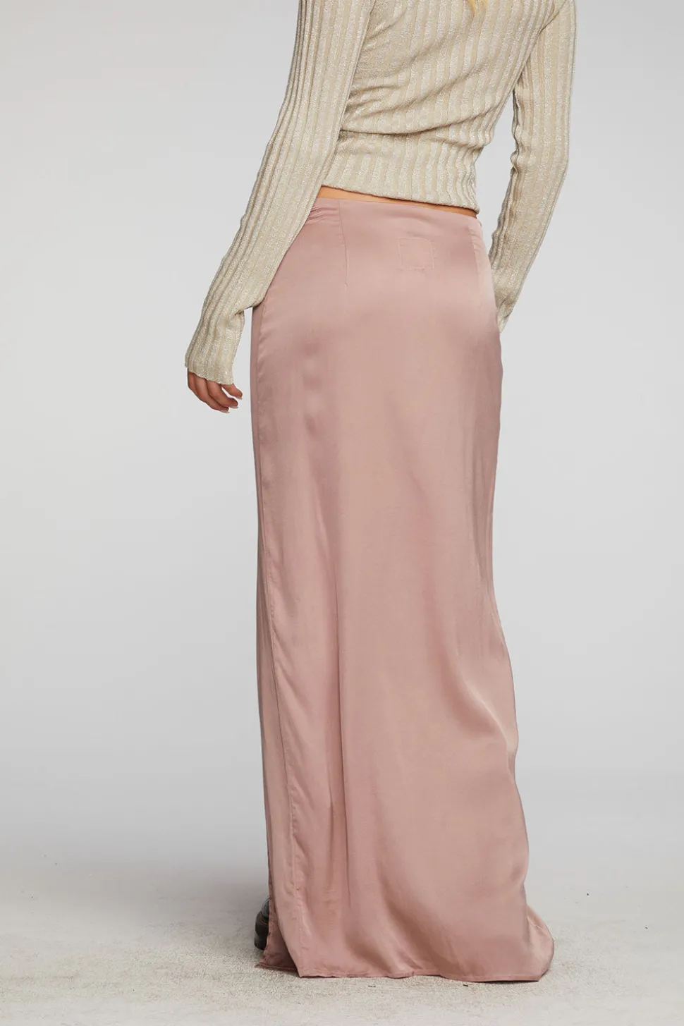 Chaser Brand Stretch Silky Woven Midi Skirt Clearance