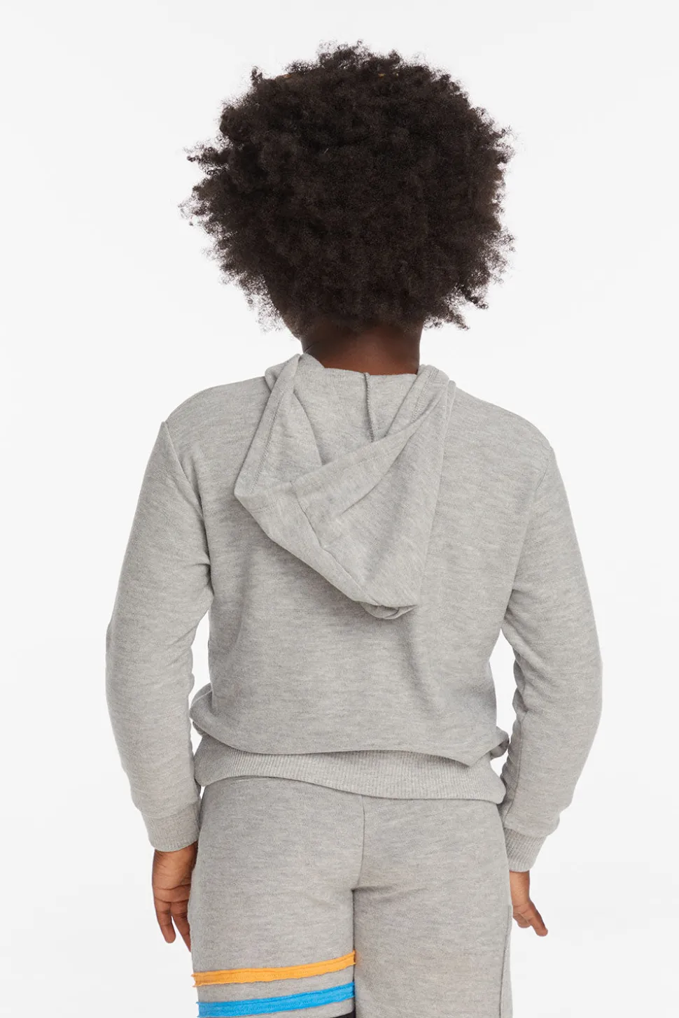 Chaser Brand Striped Heather Grey Boys Pullover Hoodie Cheap