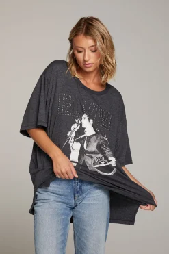 Chaser Brand Sun Records Elvis Oversized Tee Cheap