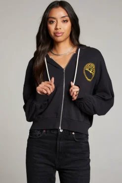 Chaser Brand Sun Records Studded Elvis Zip Up Hoodie Flash Sale