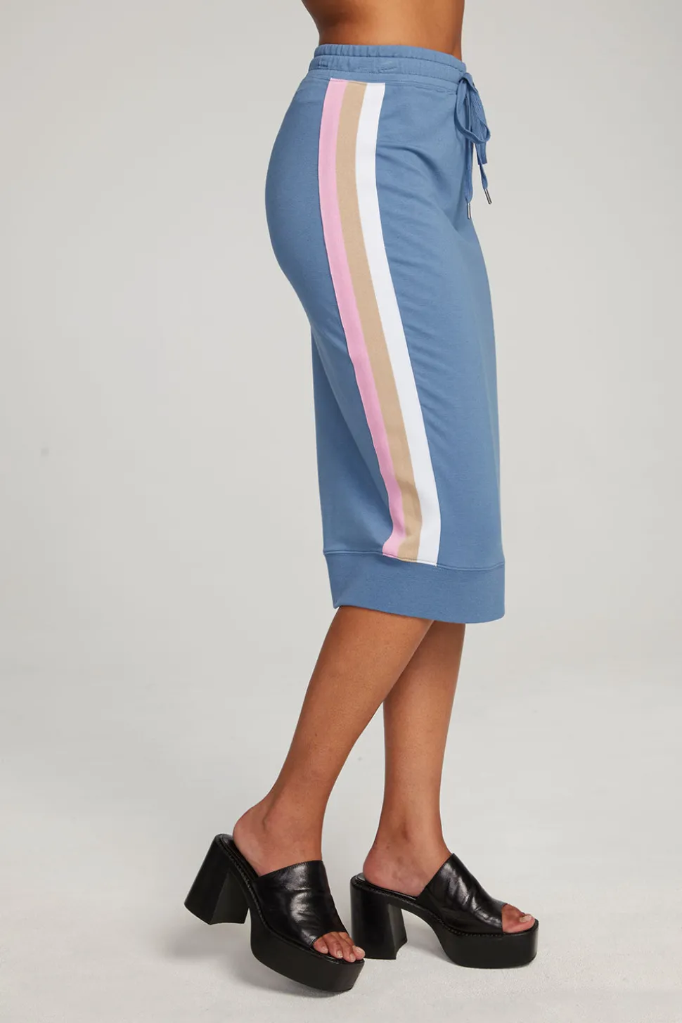 Chaser Brand Sundance Vintage Blue Midi Skirt Fashion