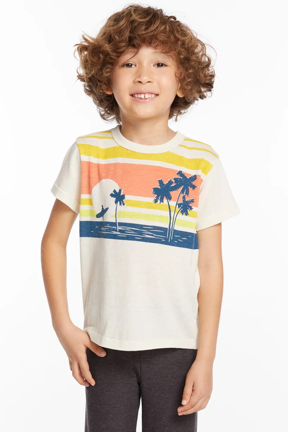 Chaser Brand Sunset Beach Boys Tee Cheap