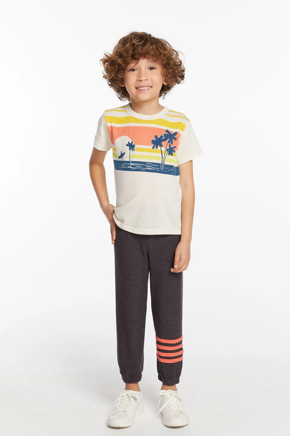 Chaser Brand Sunset Beach Boys Tee Cheap