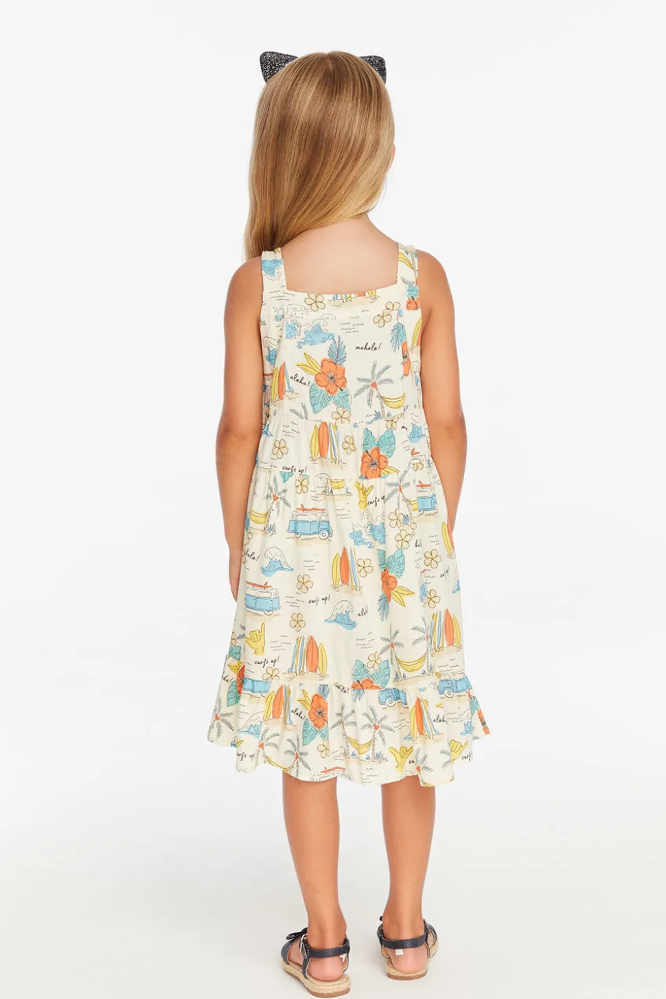 Chaser Brand Surf's Up Girls Dress Hot