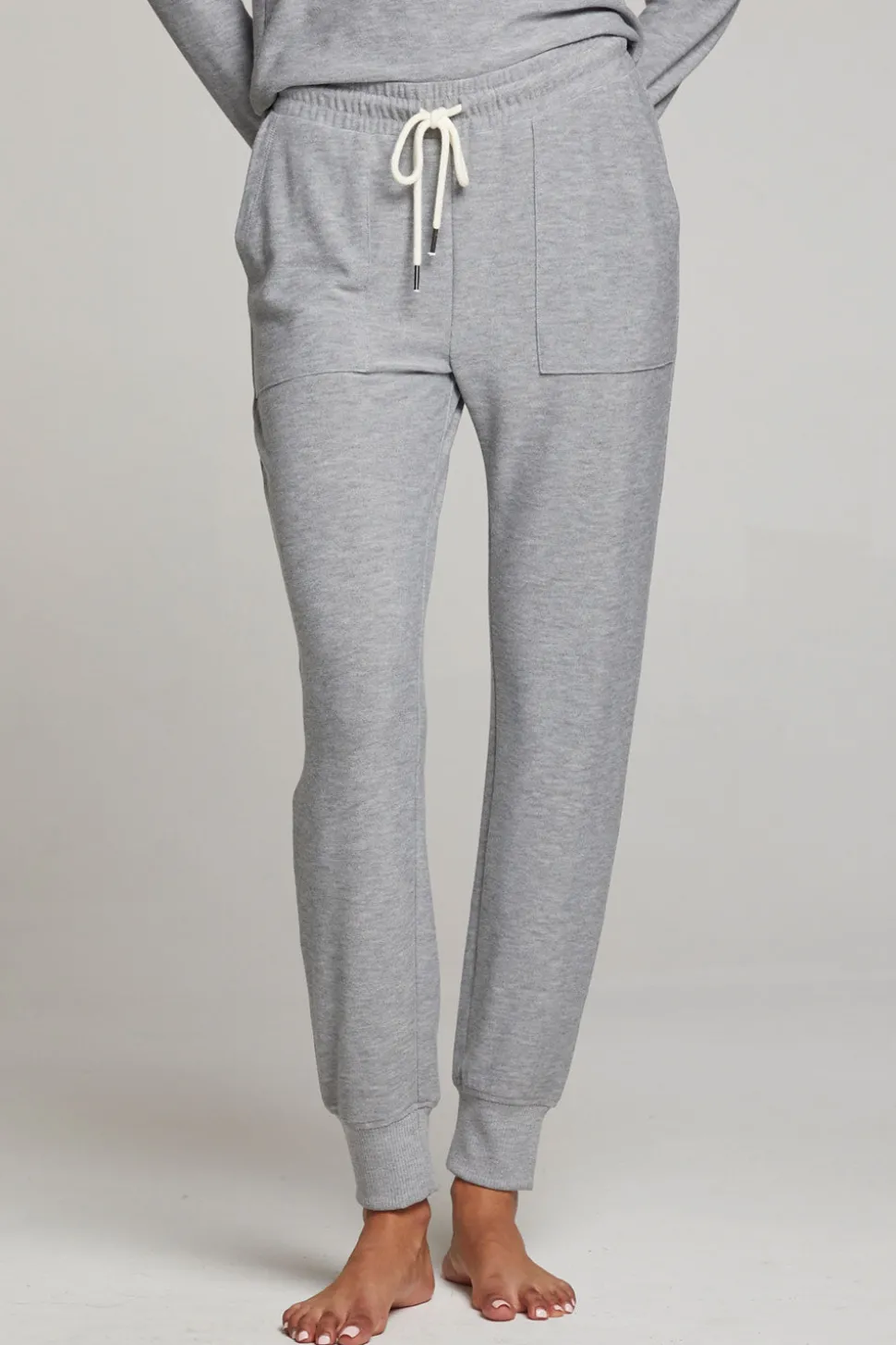Chaser Brand Tessa Heather Grey Jogger Sale