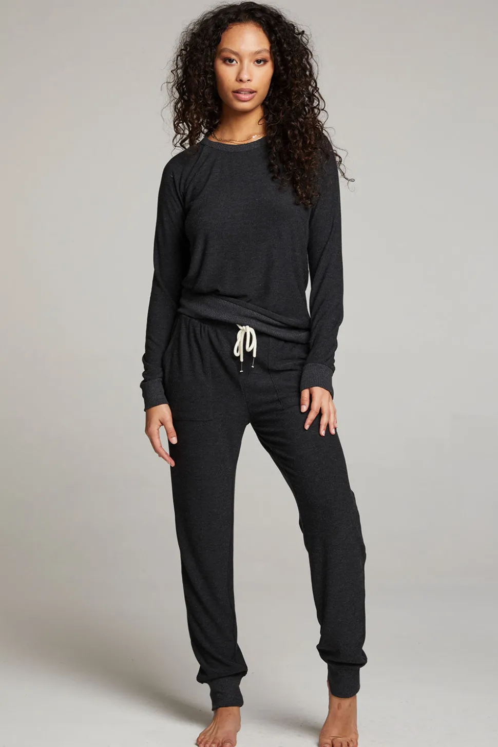 Chaser Brand Tessa Black Jogger Discount