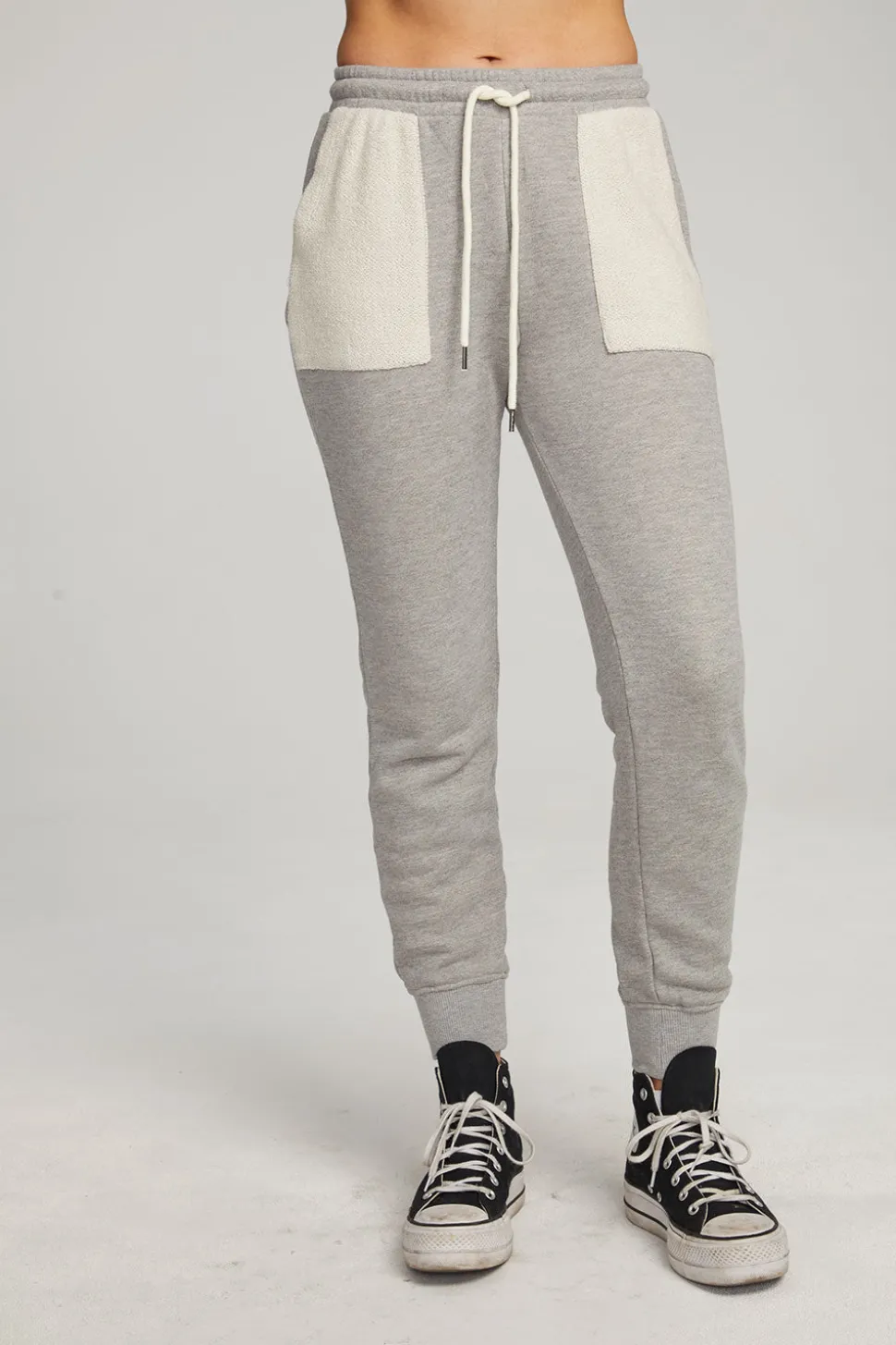 Chaser Brand Tessa Heather Grey Jogger Outlet
