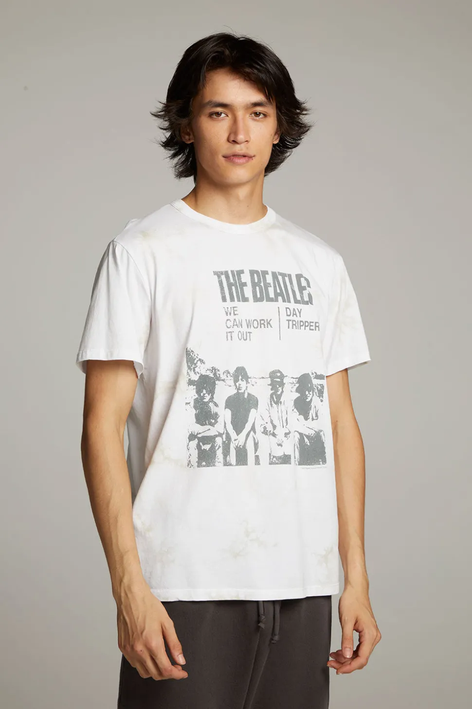 Chaser Brand The Beatles Day Tripper Crew Neck Tee New