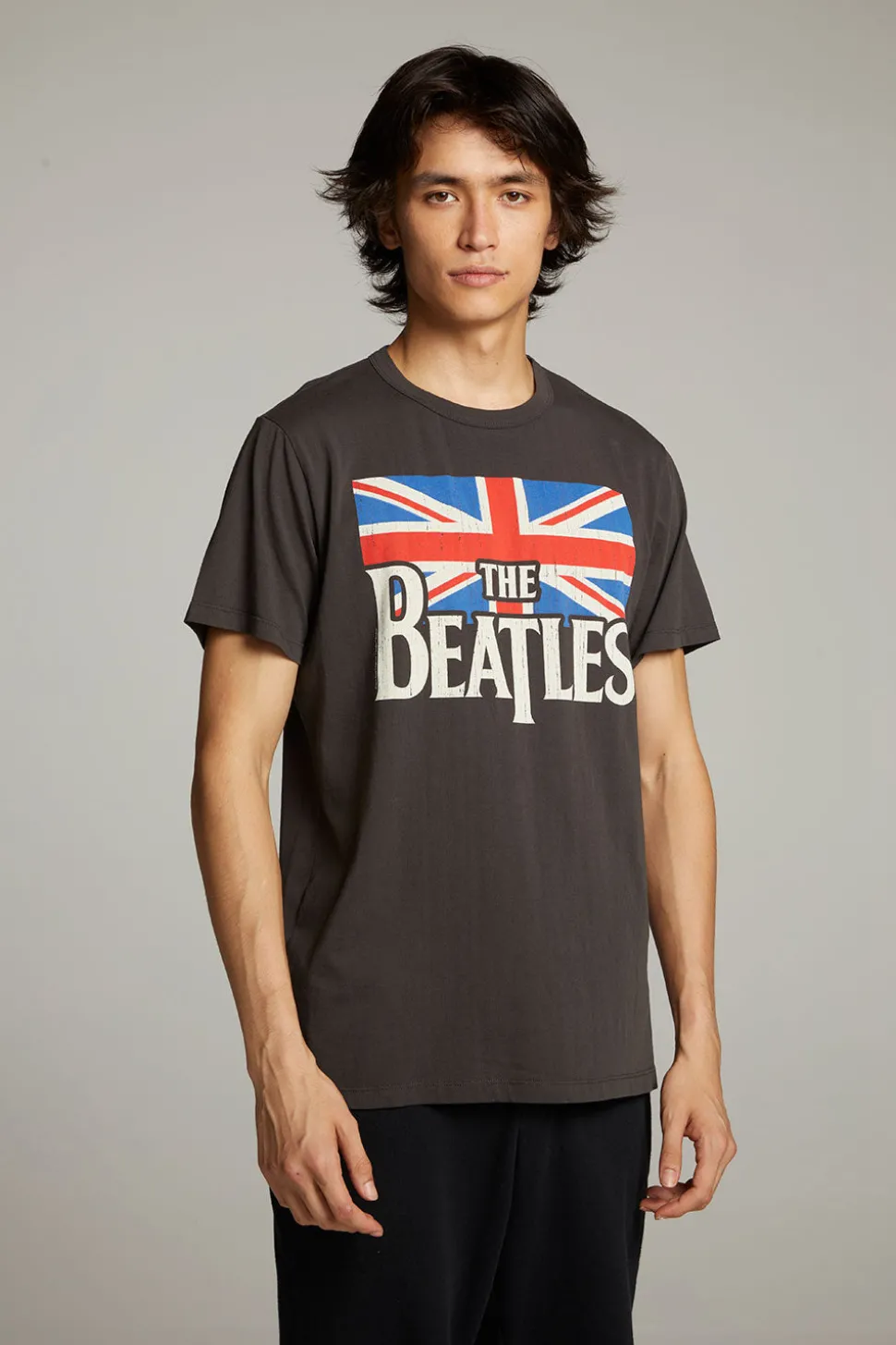 Chaser Brand The Beatles Union Jack Crew Neck Tee Sale