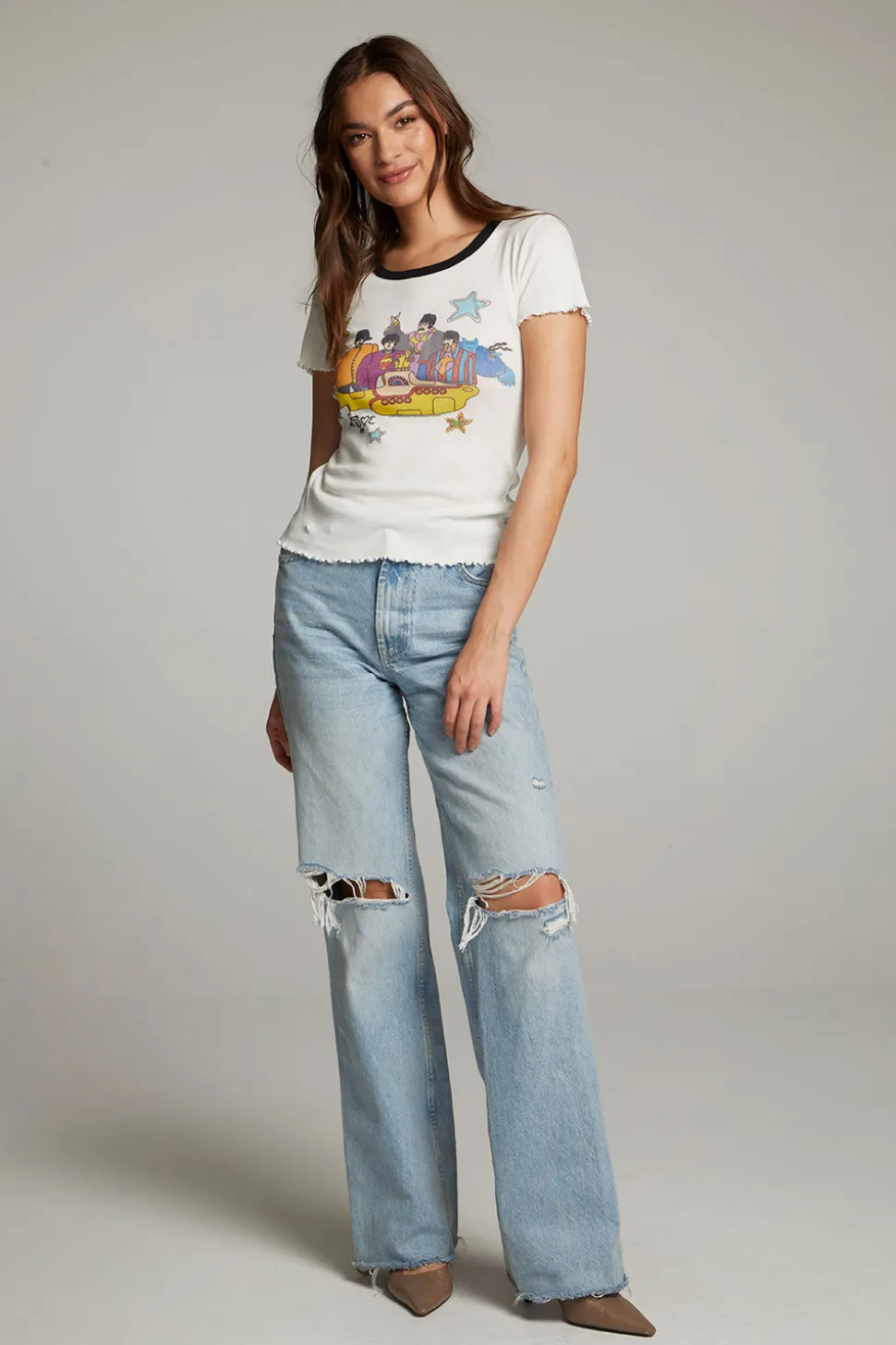 Chaser Brand The Beatles Yellow Submarine Tee New