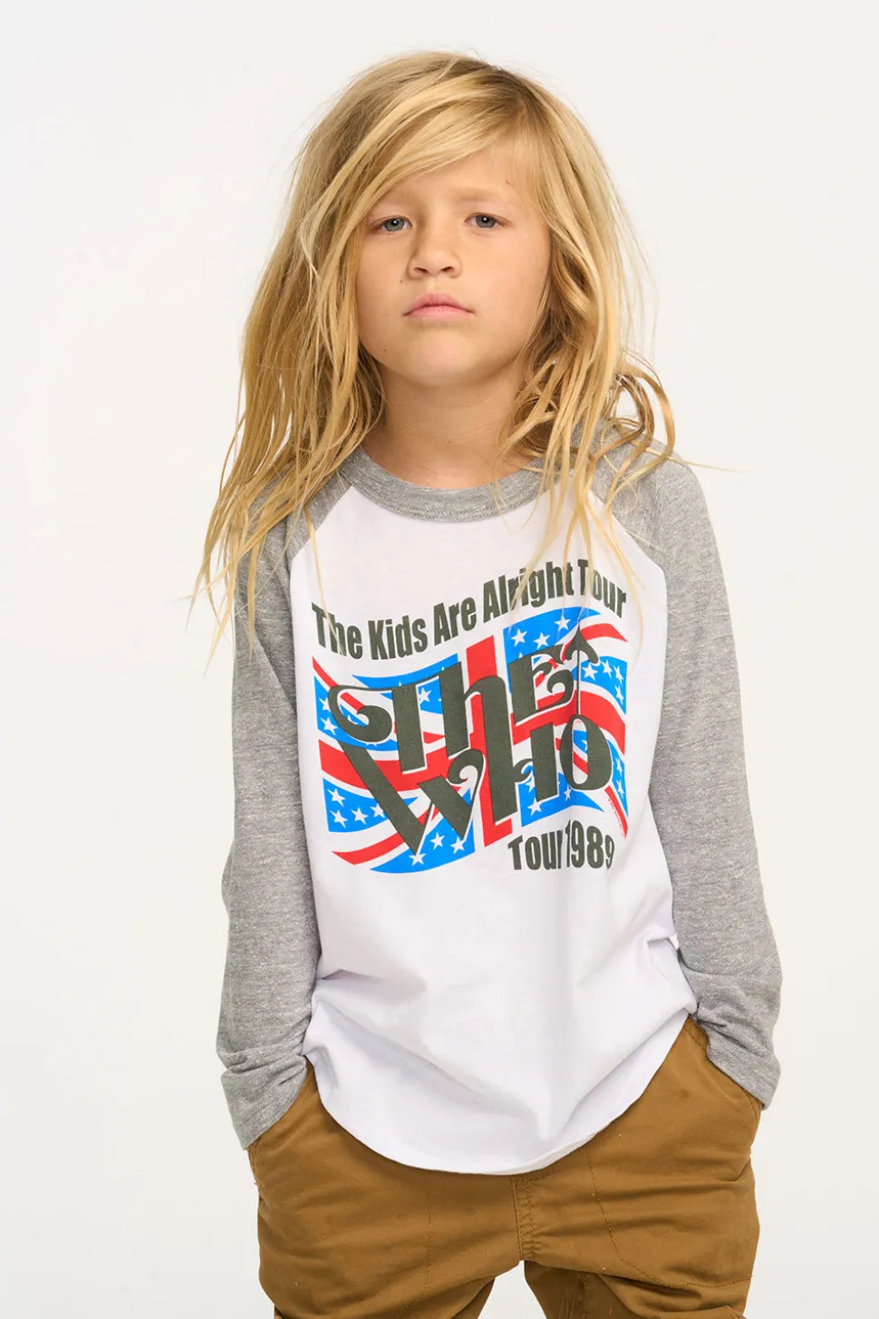 Chaser Brand The Who The Kids Are Alright Tour Baseball Tee Flash Sale