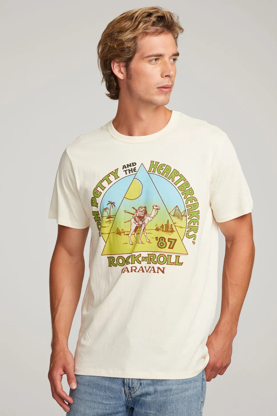 Chaser Brand Tom Petty Rock'n'Roll Caravan Mens Tee Cheap