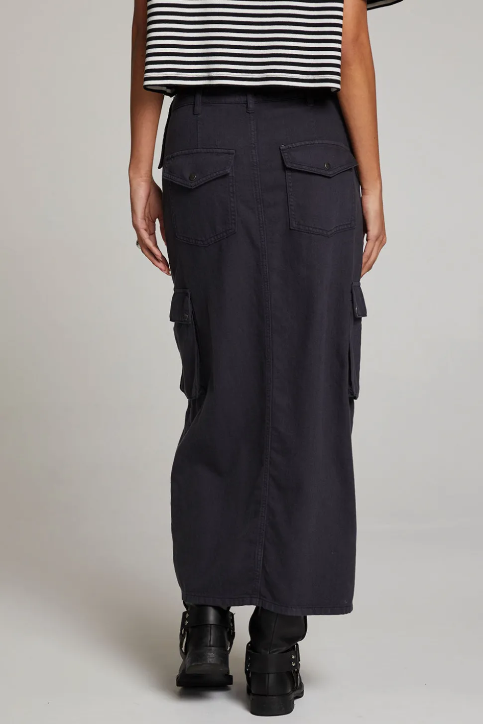 Chaser Brand Tri Licorice Maxi Skirt Online