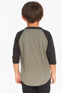 Chaser Brand Trouble Maker Boys Baseball Tee Clearance