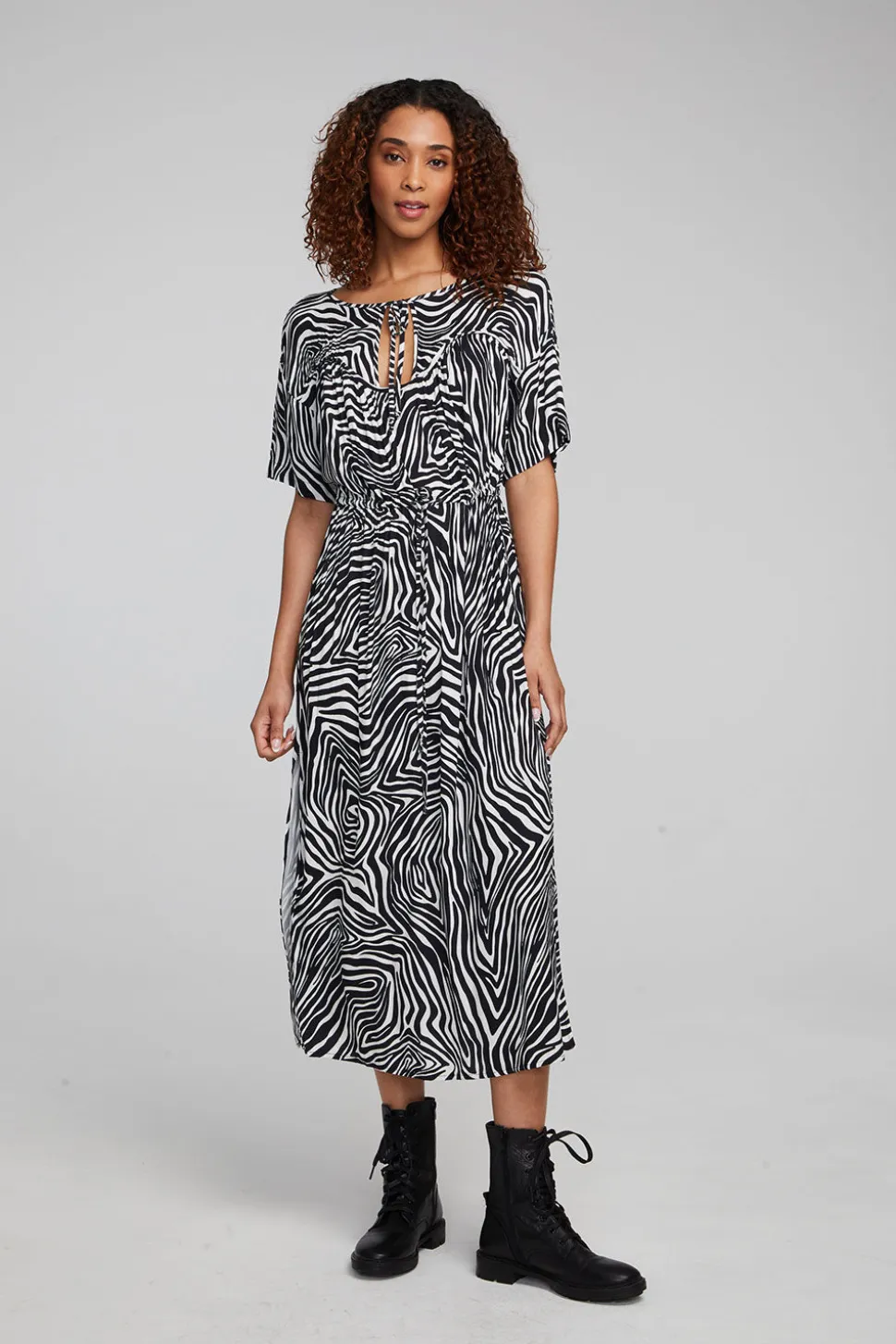 Chaser Brand Turner Wild Thing Midi Dress Sale
