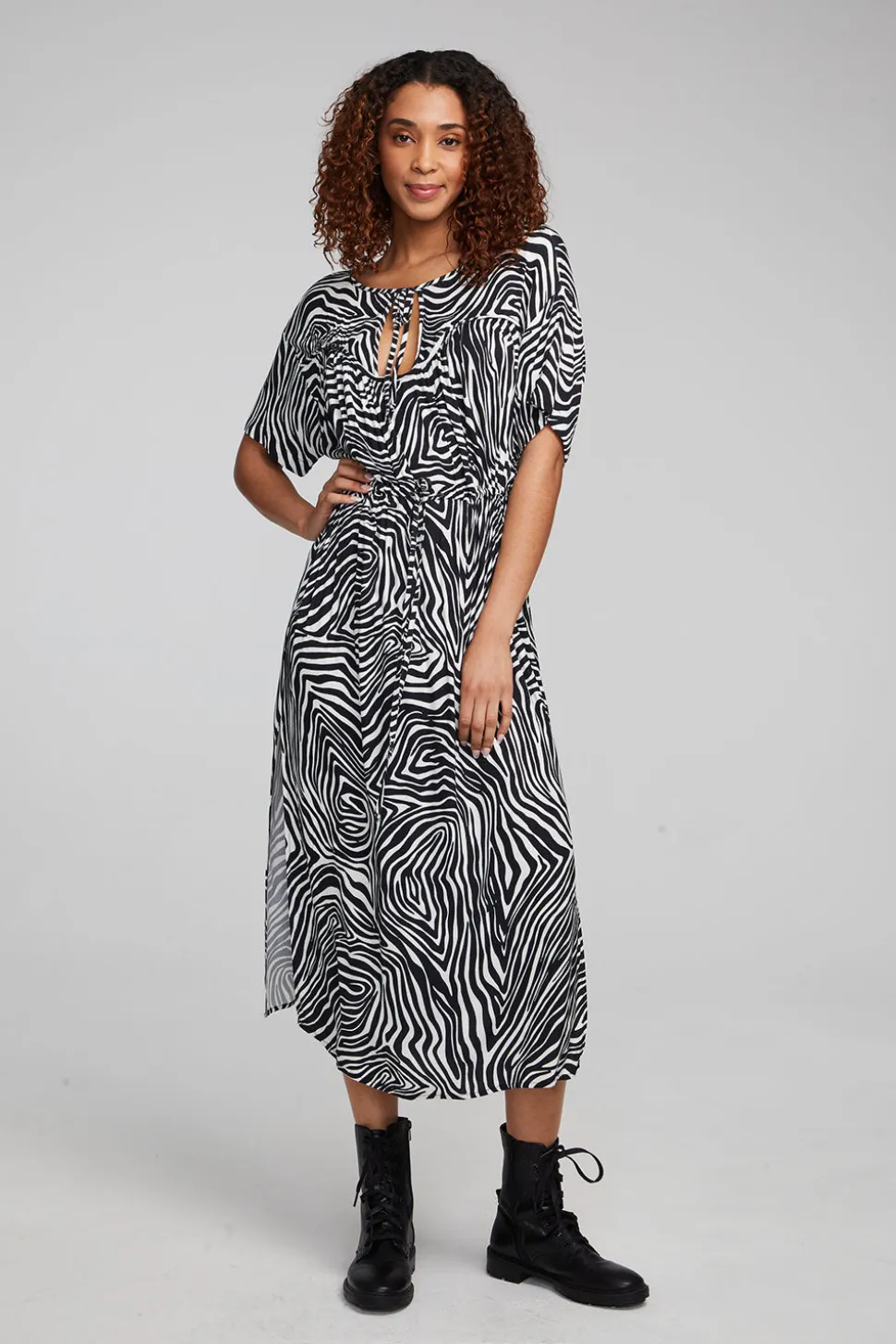 Chaser Brand Turner Wild Thing Midi Dress Sale