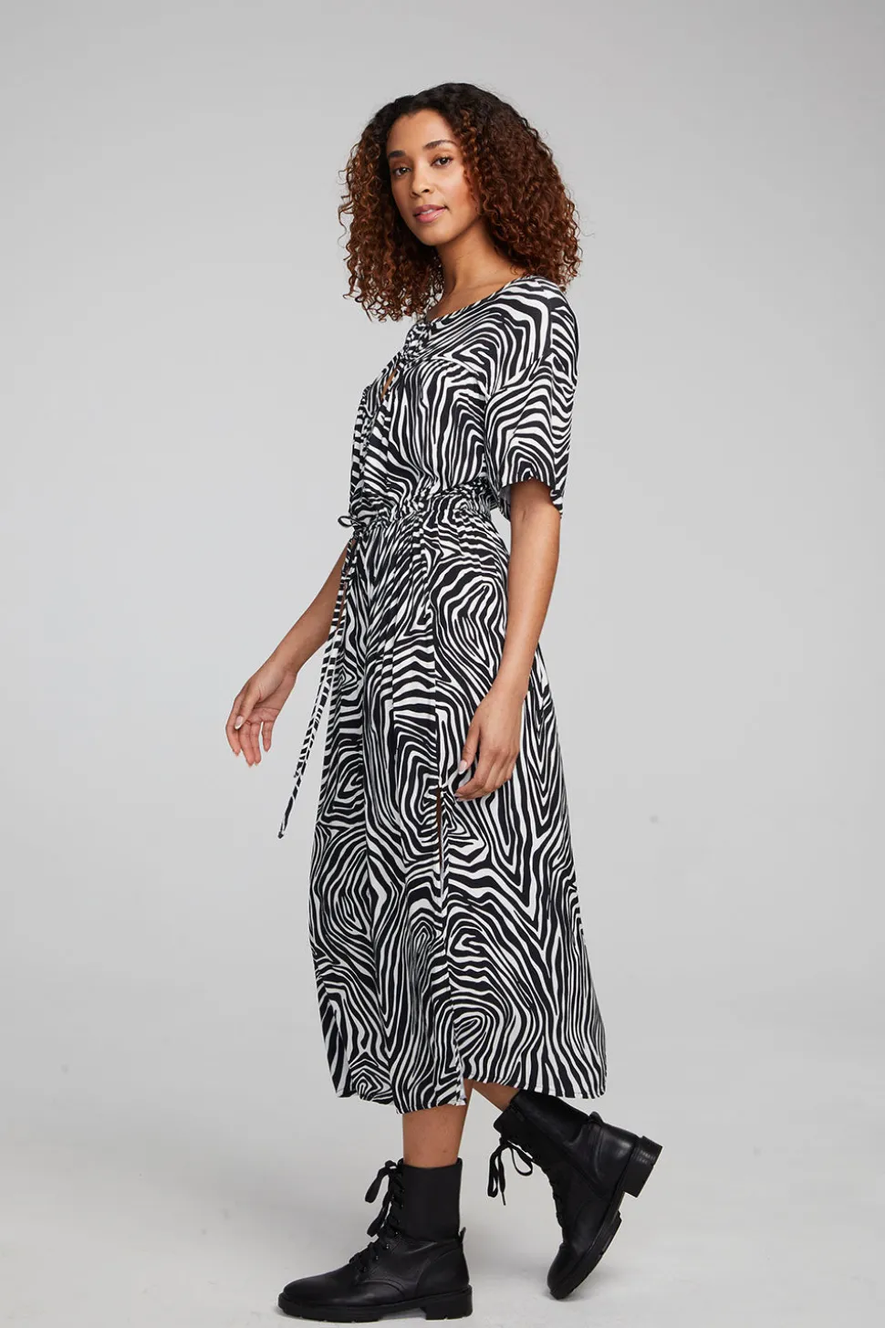 Chaser Brand Turner Wild Thing Midi Dress Sale