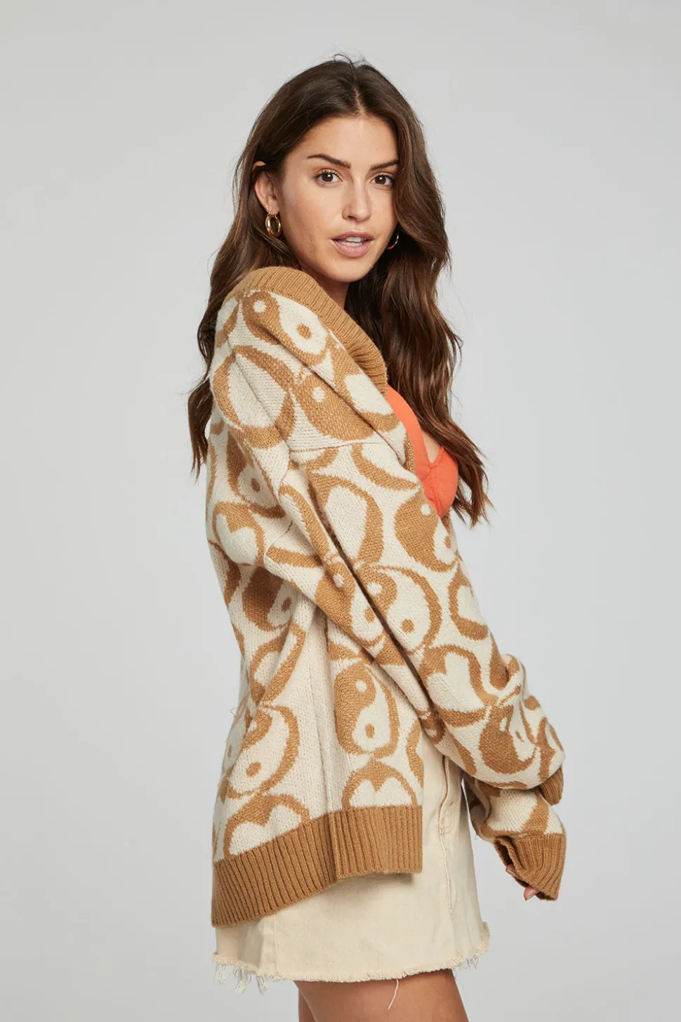 Chaser Brand Vibe Cardigan - Latte Shop
