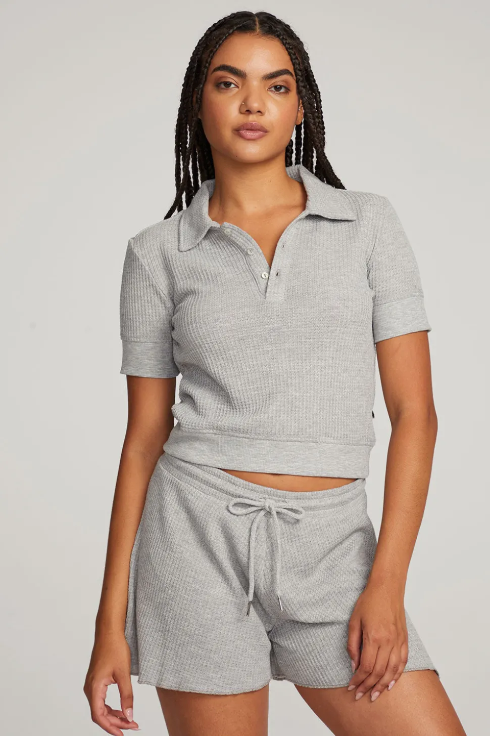Chaser Brand Victoria Grey Marl Pullover Outlet