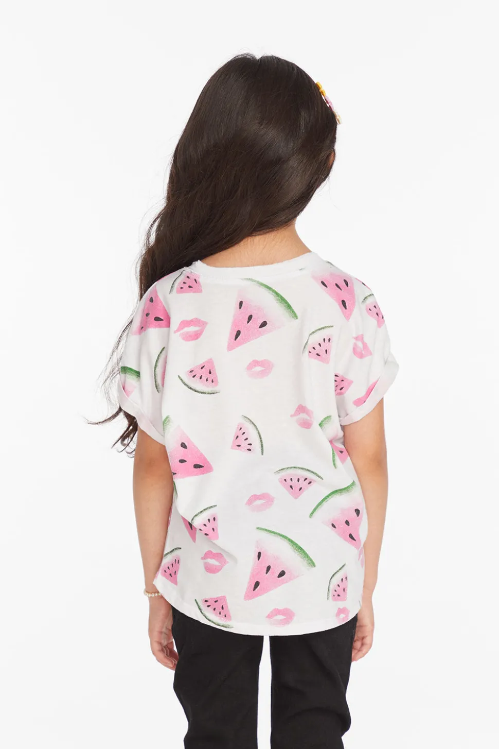 Chaser Brand Watermelon Lips Girls Tee Hot